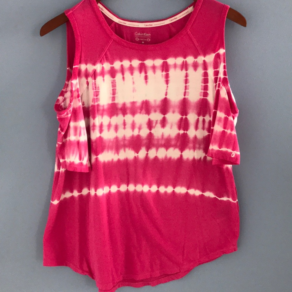 Calvin Klein cold shoulder shirt